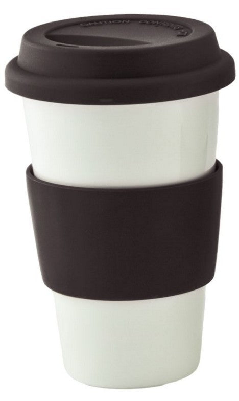 Ceramic Takeaway Cup Black