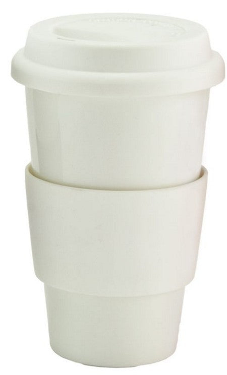 Ceramic Takeaway Cup White