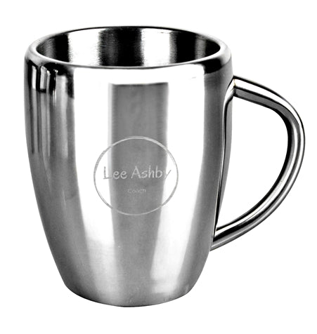 Custom Curved Stainless Steel Mug