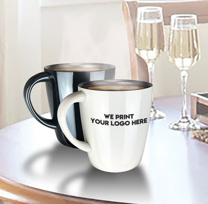 Glossy Metal Personalised Coffee Mug