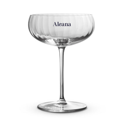 a cocktail glass