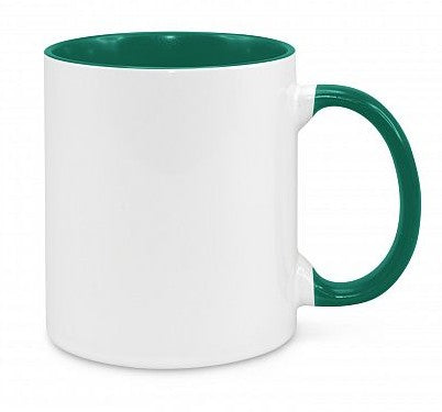 Maria Mugs Full Colour Print Dark Green