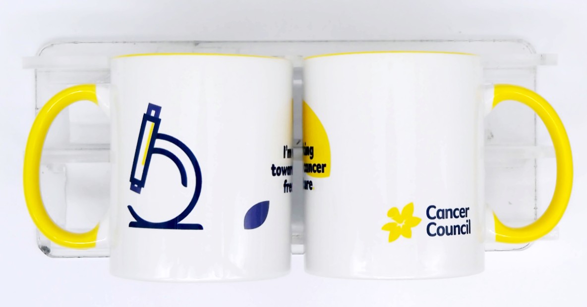 Maria Mugs Full Colour Print Logo Decorated Full-Colour Yellow