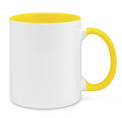 Maria Mugs Full Colour Print Yellow