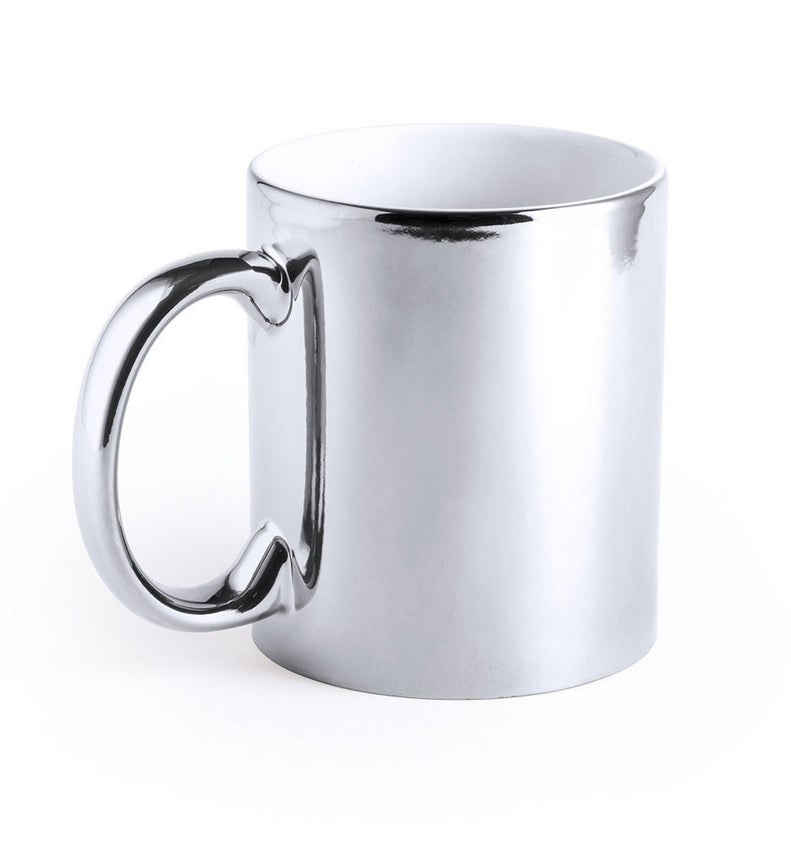 Medalist Personalised Ceramic Mugs Silver