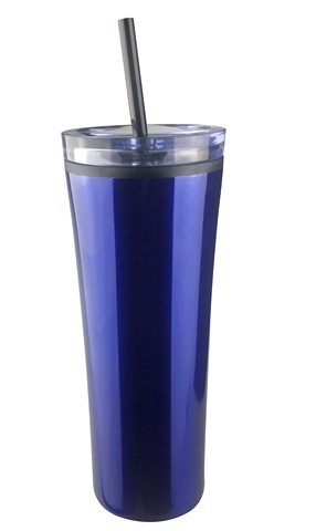 Printed Stainless Steel Tumbler Blue