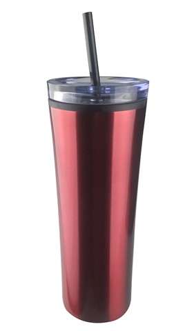 Printed Stainless Steel Tumbler Red