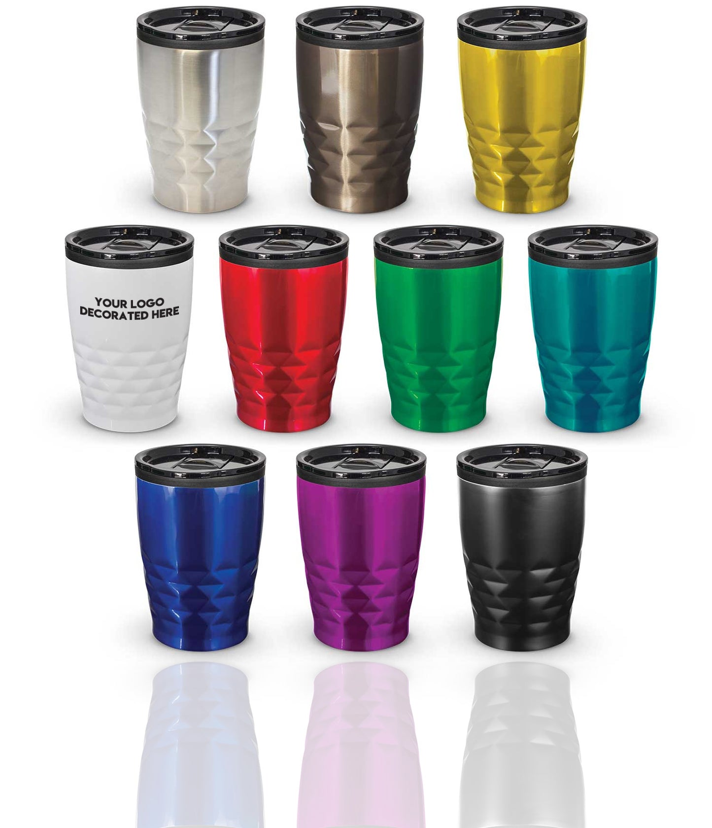 reusable metal coffee cup