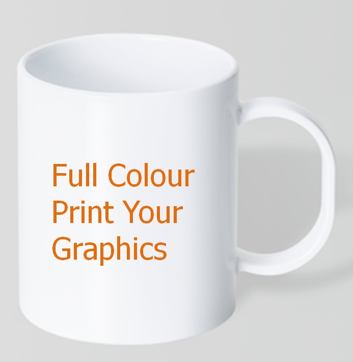 Dye Sublimated White Mug 2